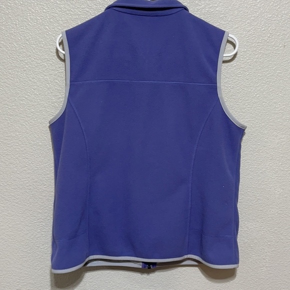 L.L. Bean Woman Purple Fleece Zipped Vest Jacket Size S - Picture 4 of 12